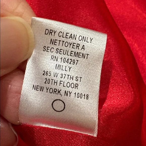 Milly of New York Jacket Women’s size 6 Red Spring jacket lightweight lined. - Picture 8 of 10